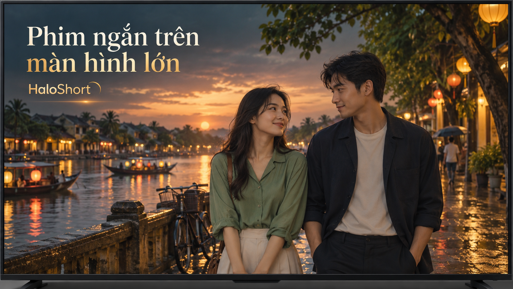 Hình minh họa tình huống nguyên bản theo chủ đề phim ngắn HaloShort trên TV
